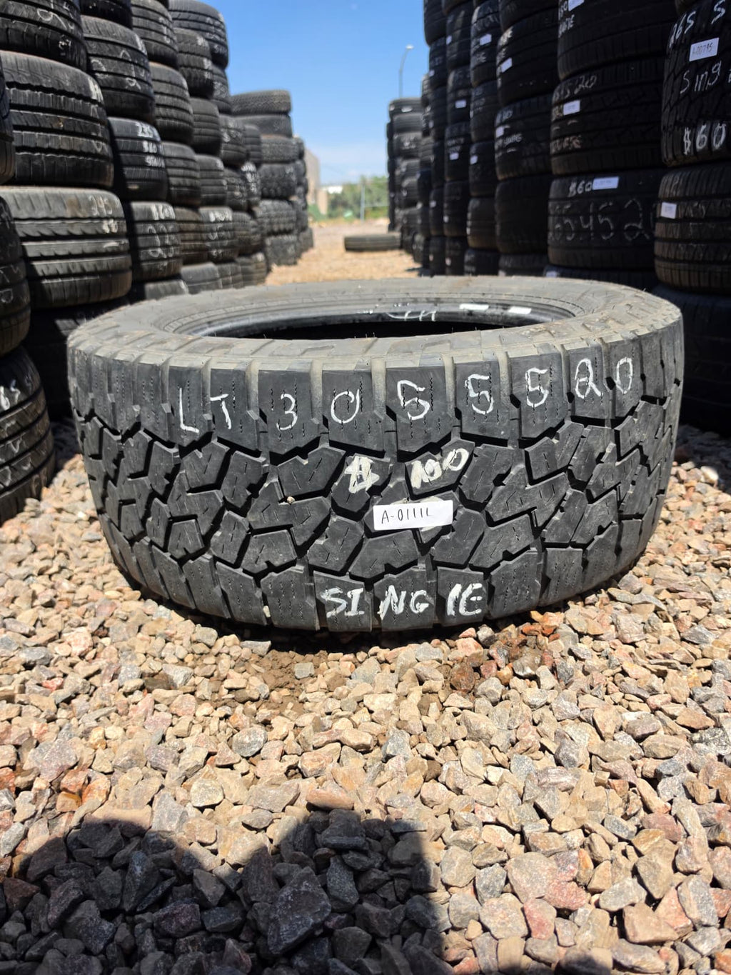 LT305/55R20  Single (1 Used Tire) Falken WildPeak