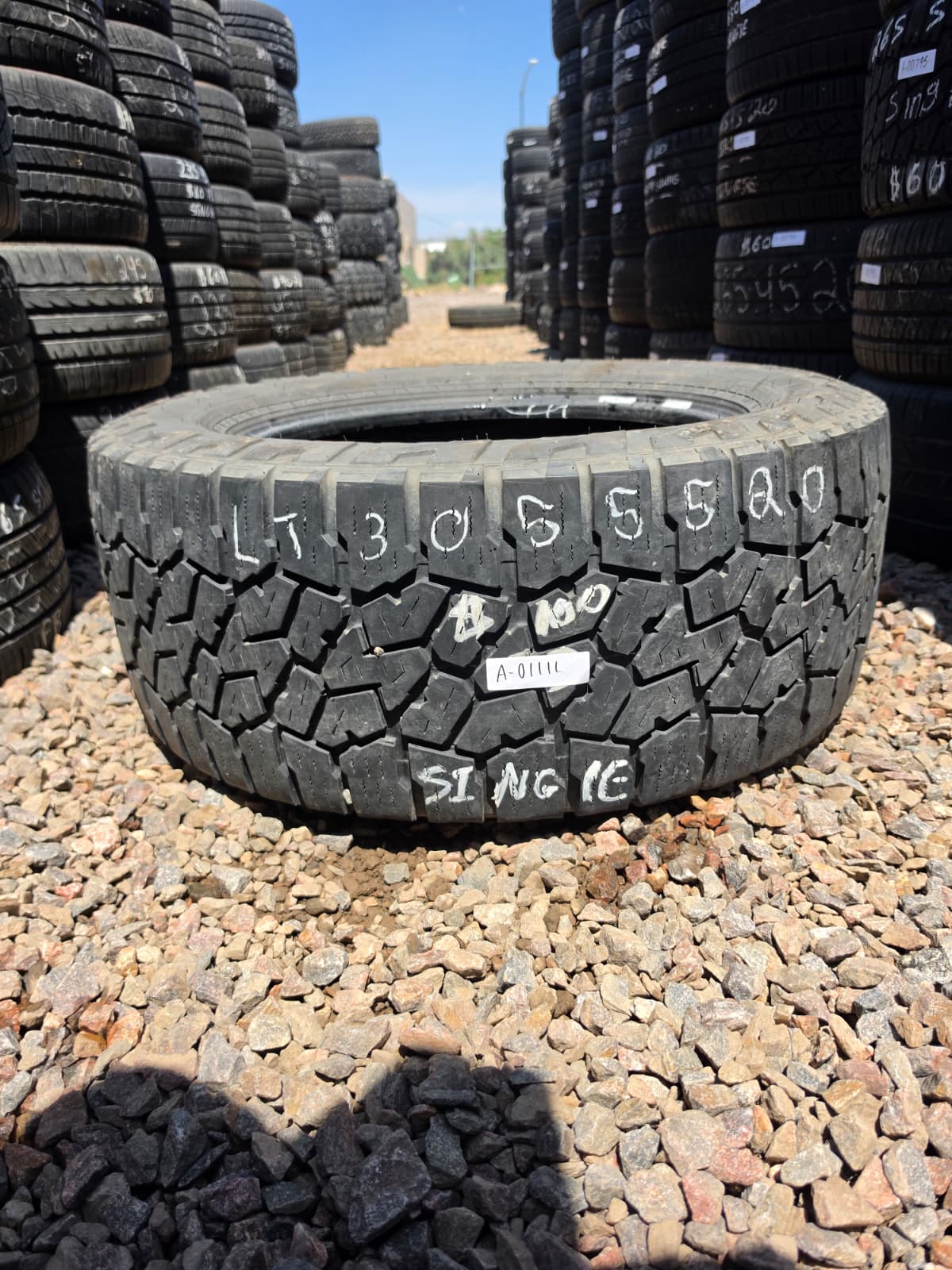 LT305/55R20  Single (1 Used Tire) Falken WildPeak