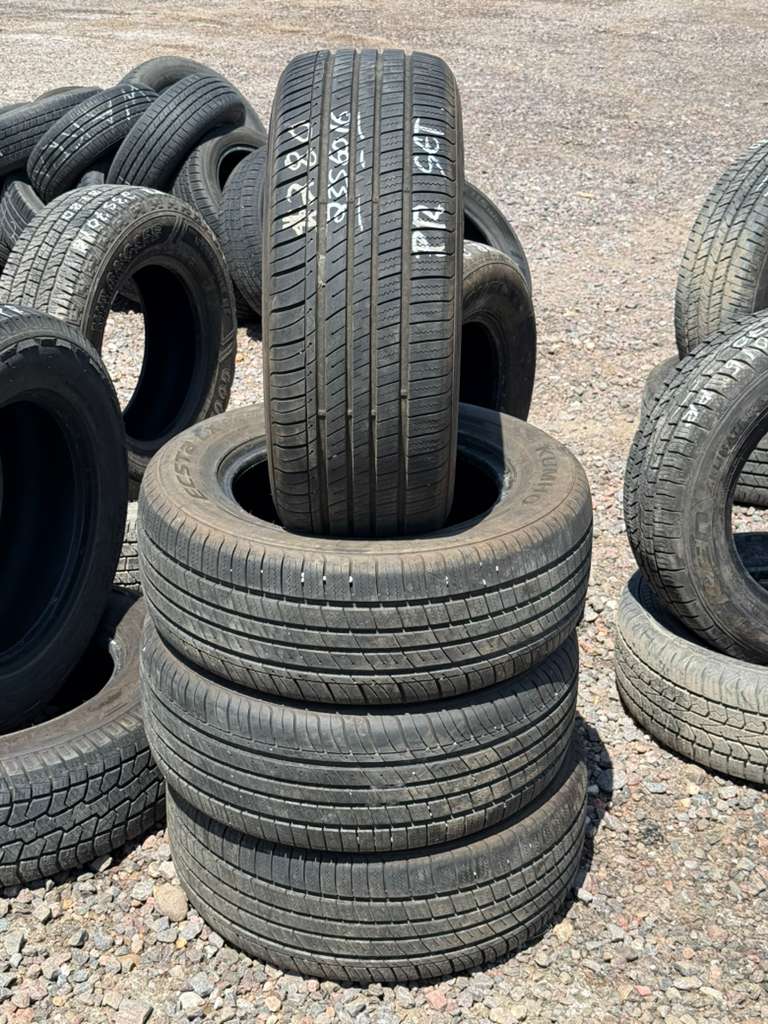 235/60ZR16 Set (4 Used Tires)  Kumho Ecsta Lx platinum