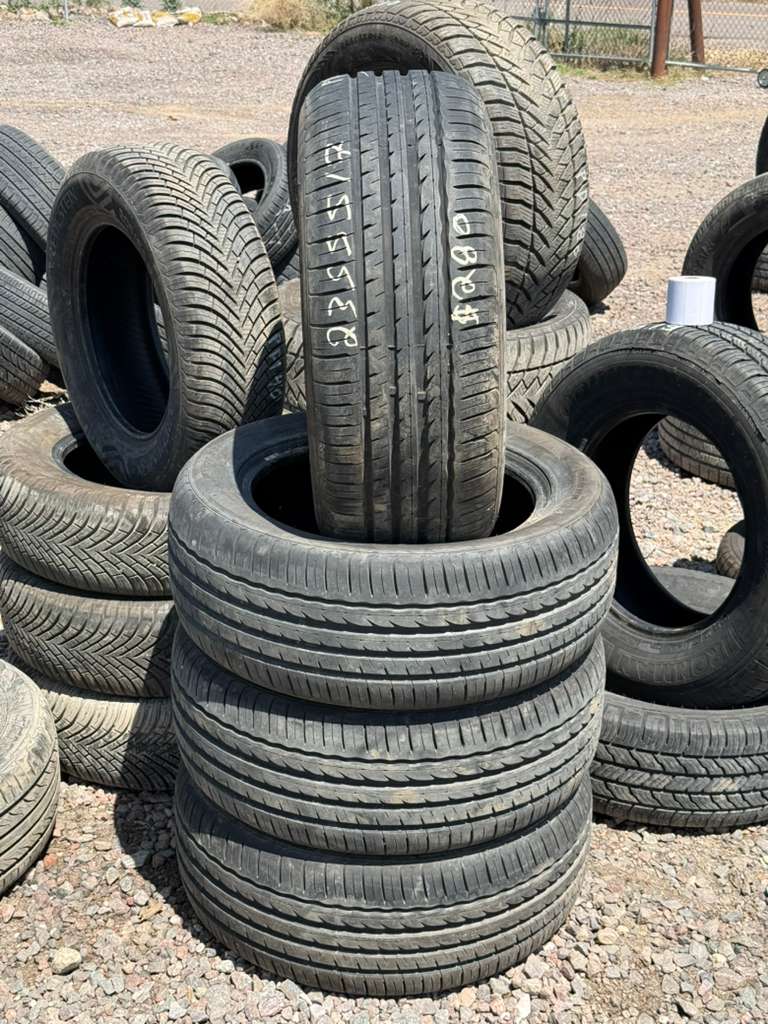 235/55ZR17 Set (4 Used Tires) Sailun Atrezzo SVA1