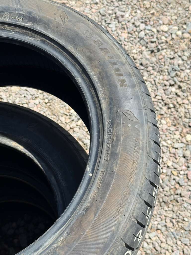 235/55ZR17 Set (4 Used Tires) Sailun Atrezzo SVA1