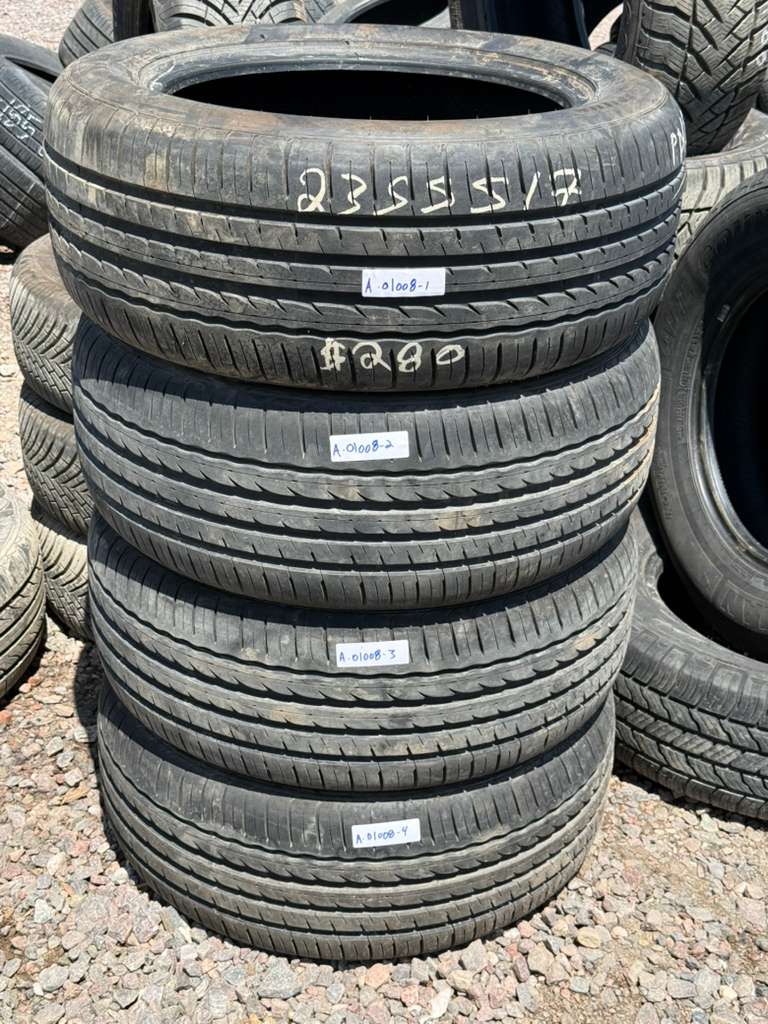 235/55ZR17 Set (4 Used Tires) Sailun Atrezzo SVA1