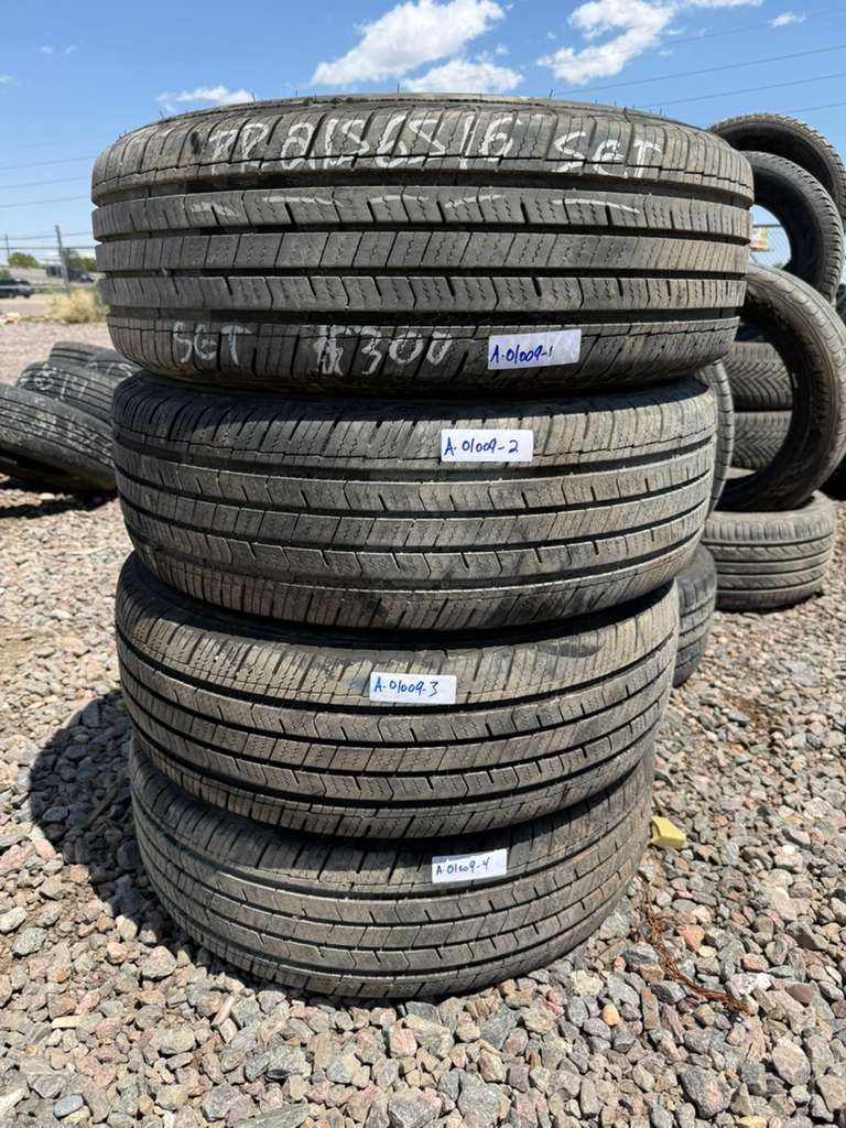 215/65R16 Set (4 Used Tires)  Arizonan Silver Edition