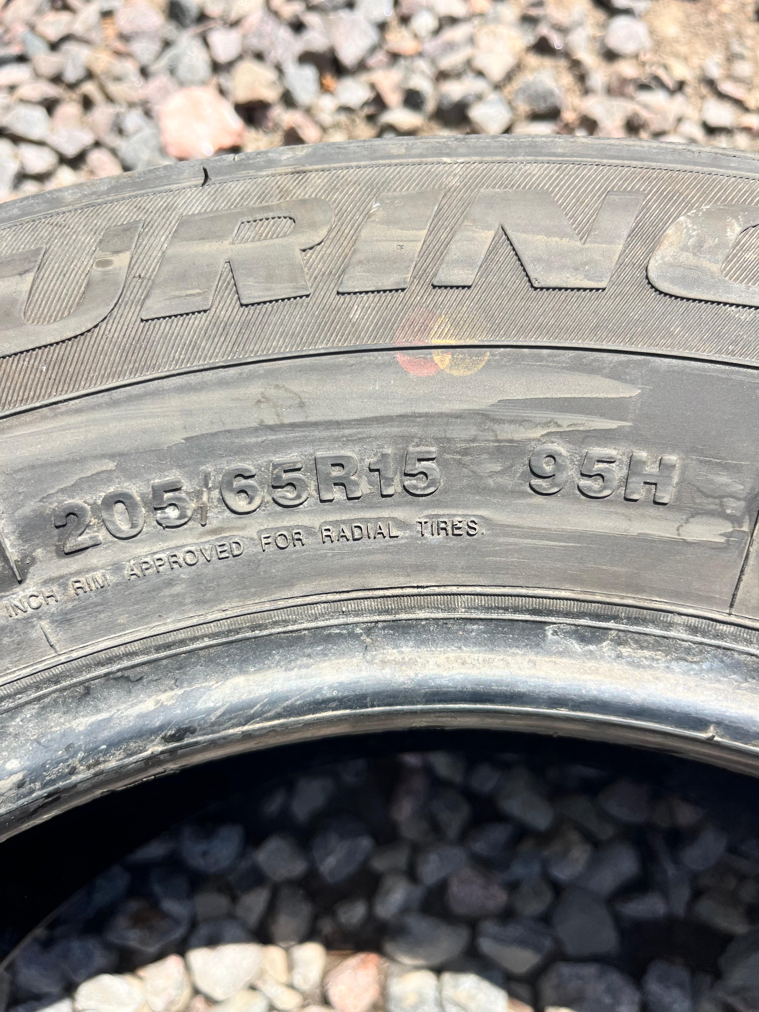 205/65R15 Single (1 Used Tire)  Sentury Sentury Touring