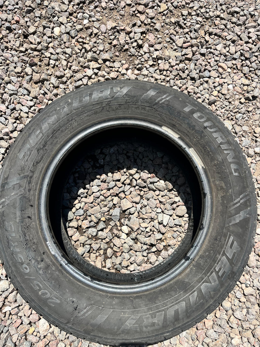 205/65R15 Single (1 Used Tire)  Sentury Sentury Touring