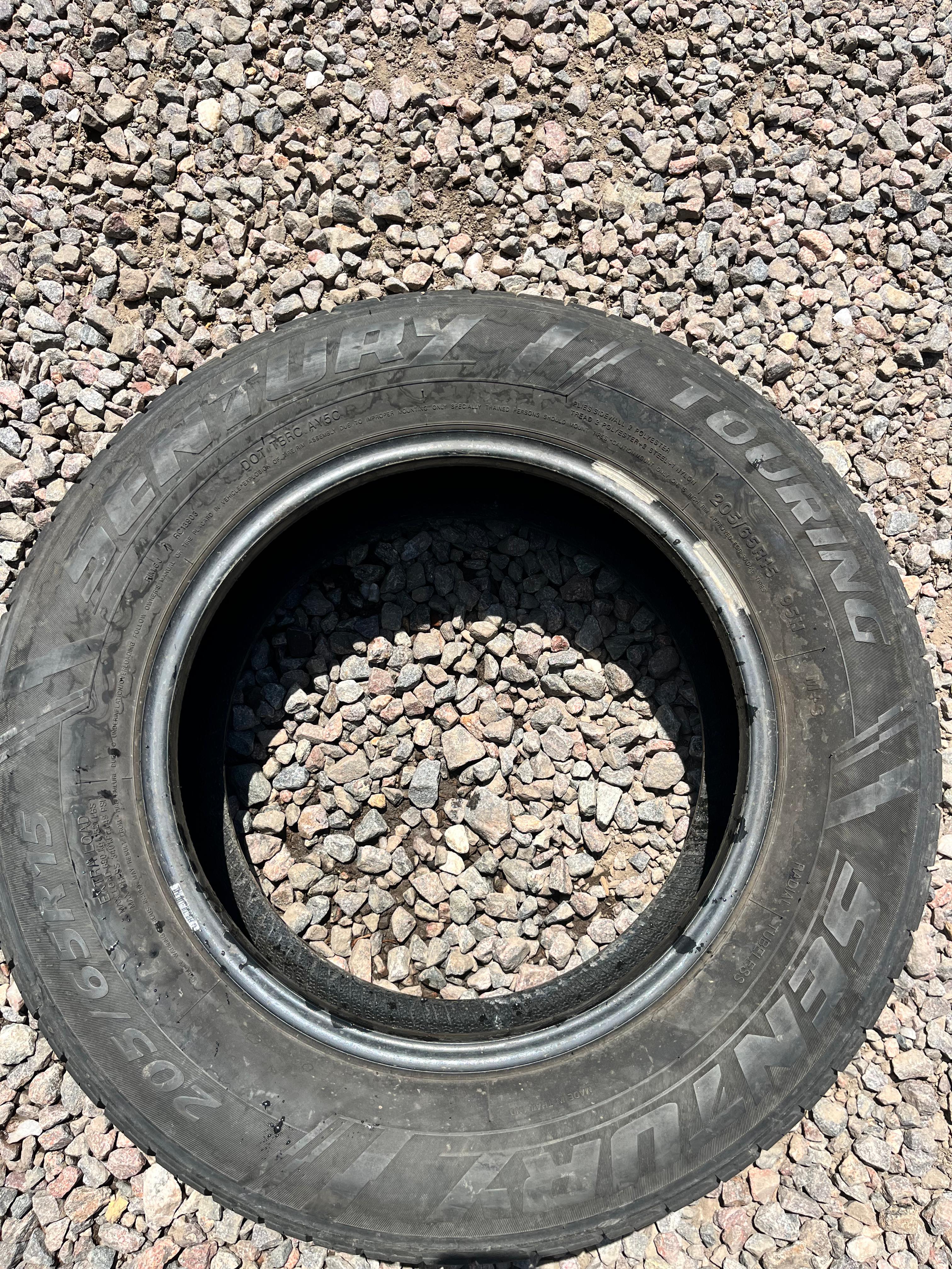 205/65R15 Single (1 Used Tire)  Sentury Sentury Touring