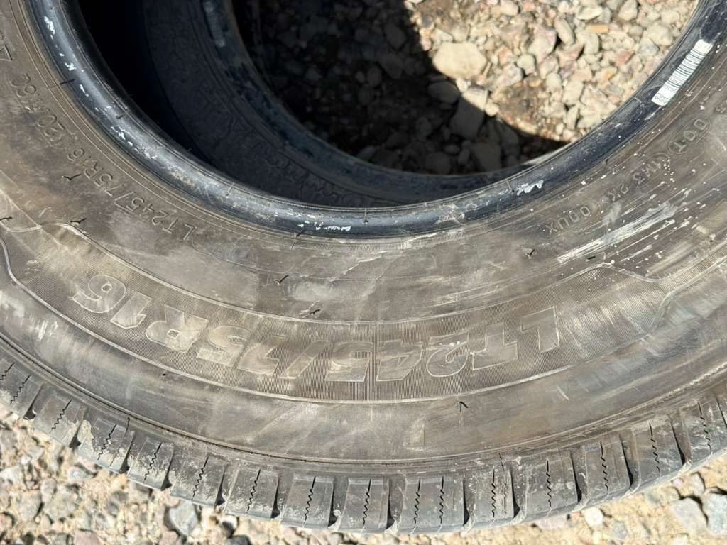 LT245/75R16 Pair (2 Used Tires) Michelin Michelin