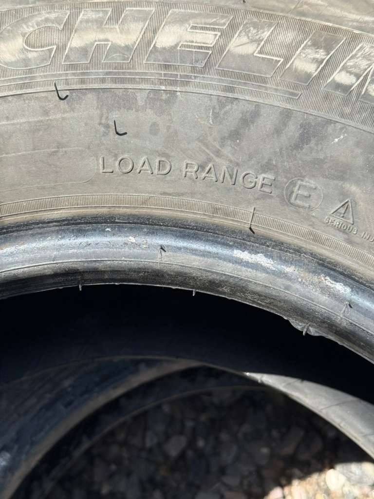 LT245/75R16 Pair (2 Used Tires) Michelin Michelin