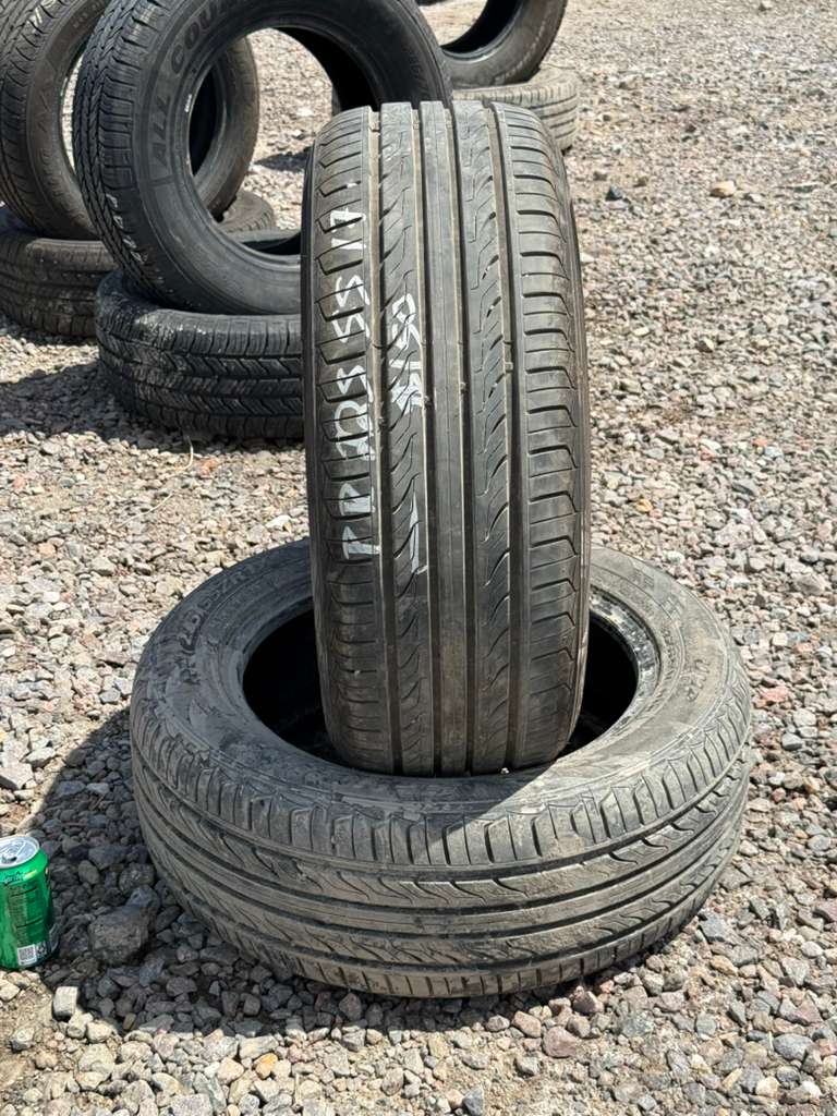 225/55ZR17 Pair (2 Used Tires) Sentury UHP