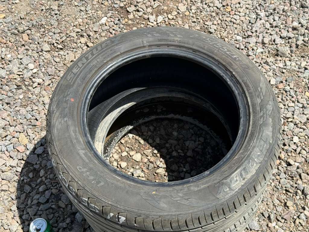 225/55ZR17 Pair (2 Used Tires) Sentury UHP