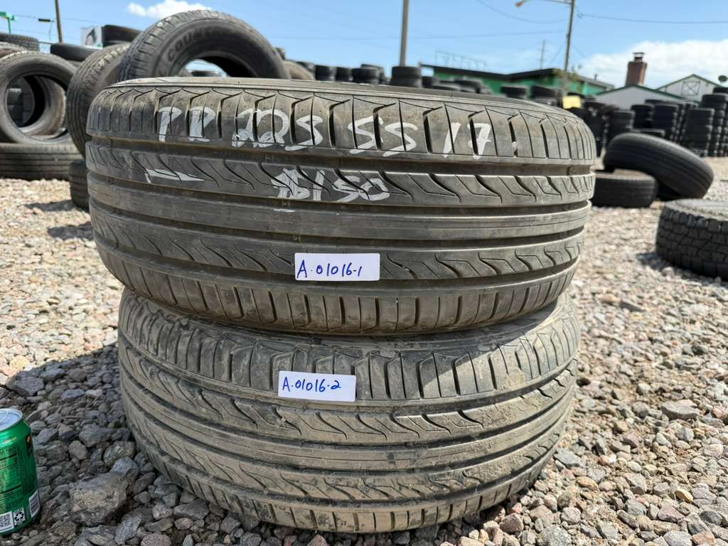 225/55ZR17 Pair (2 Used Tires) Sentury UHP