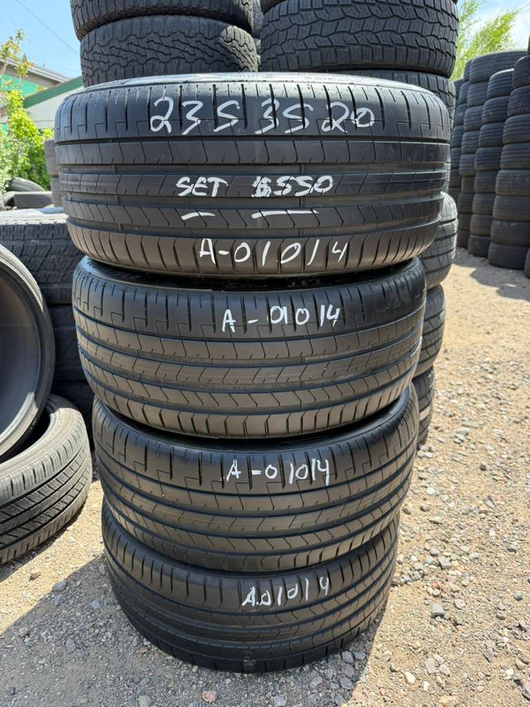 235/35R20 Set (4 Used Tires)  Pirelli   P Zero