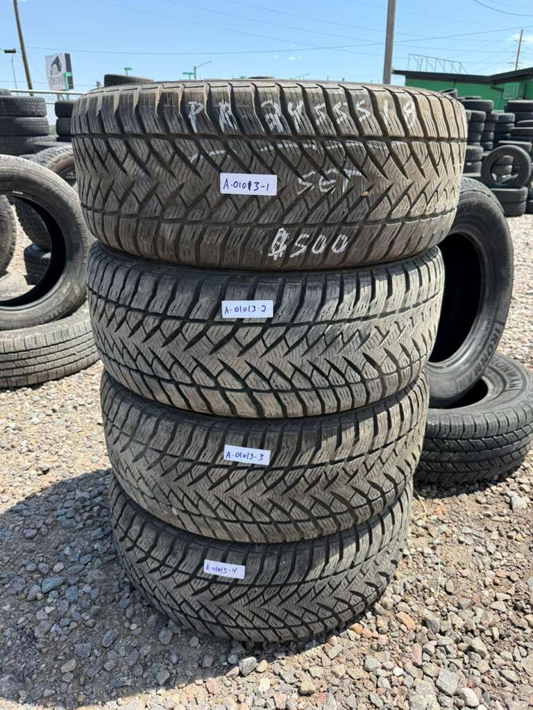 245/55R18 Set (4 Used Tires) Goodyear Eagle Enforcer