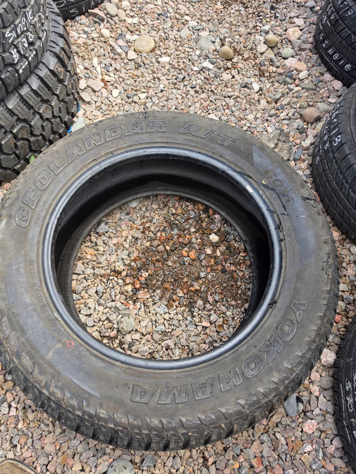 275/60R20 Single (1 Used Tire) Yokohama Geolander