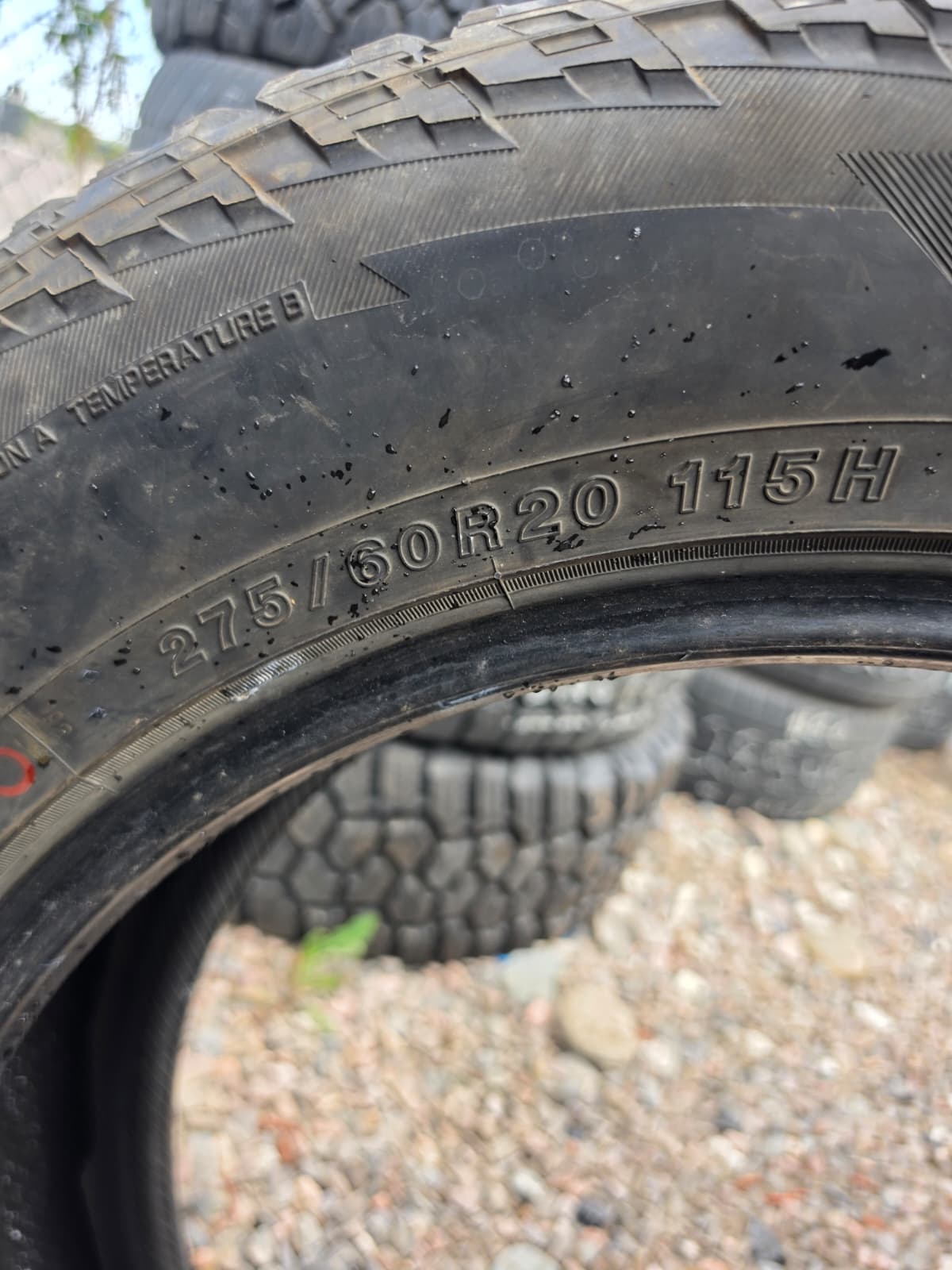 275/60R20 Single (1 Used Tire) Yokohama Geolander