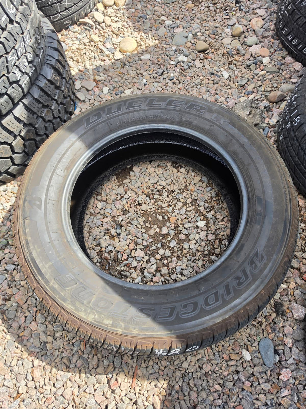 275/60R20 Single (1 Used Tire) Bridgestone Dueler LX
