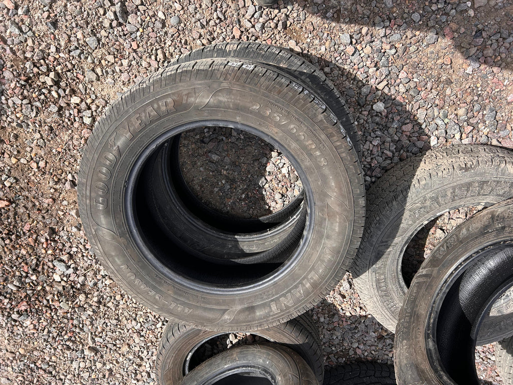 235/65R18 Pair (2 Used Tires)  Goodyear Reliant