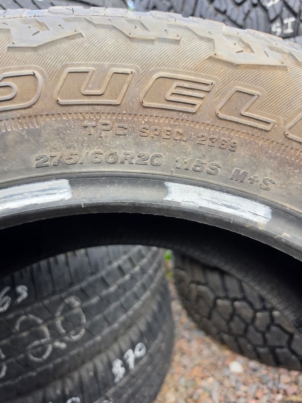 275/60R20 Single (1 Used Tire) Bridgestone Dueler
