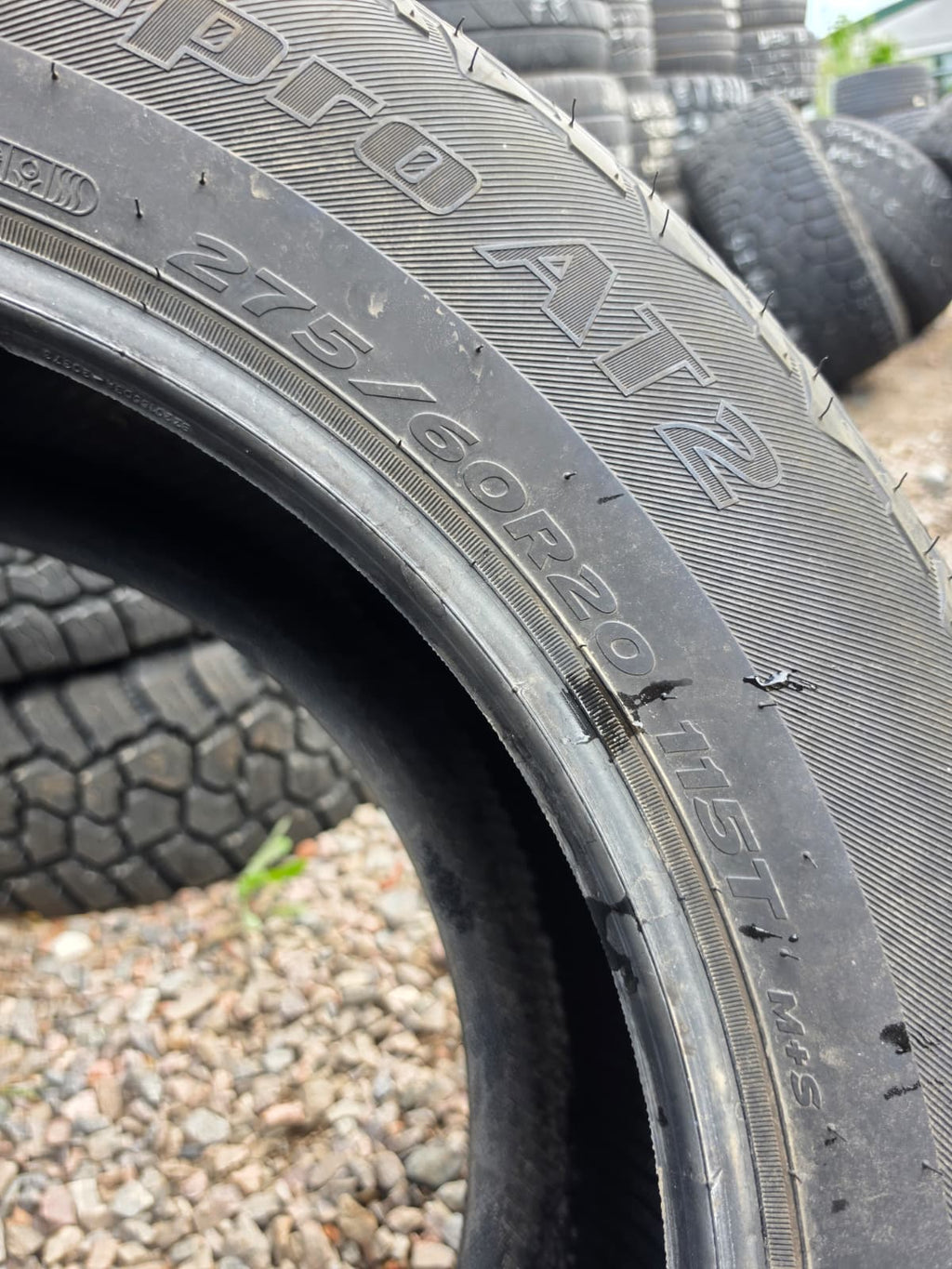 275/60R20 Single (1 Used Tire) Hankook DynaPro AT2