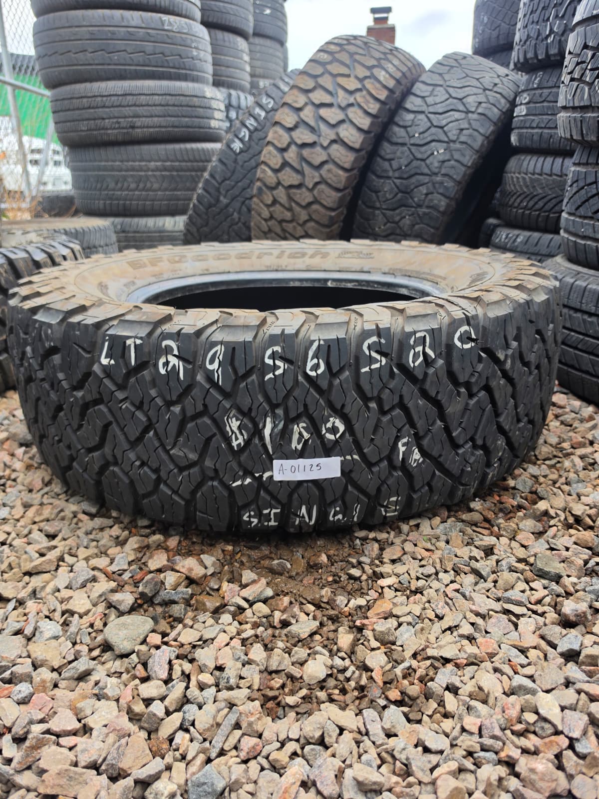 LT295/65R20 Single (1 Used Tire) BF Goodrich K03