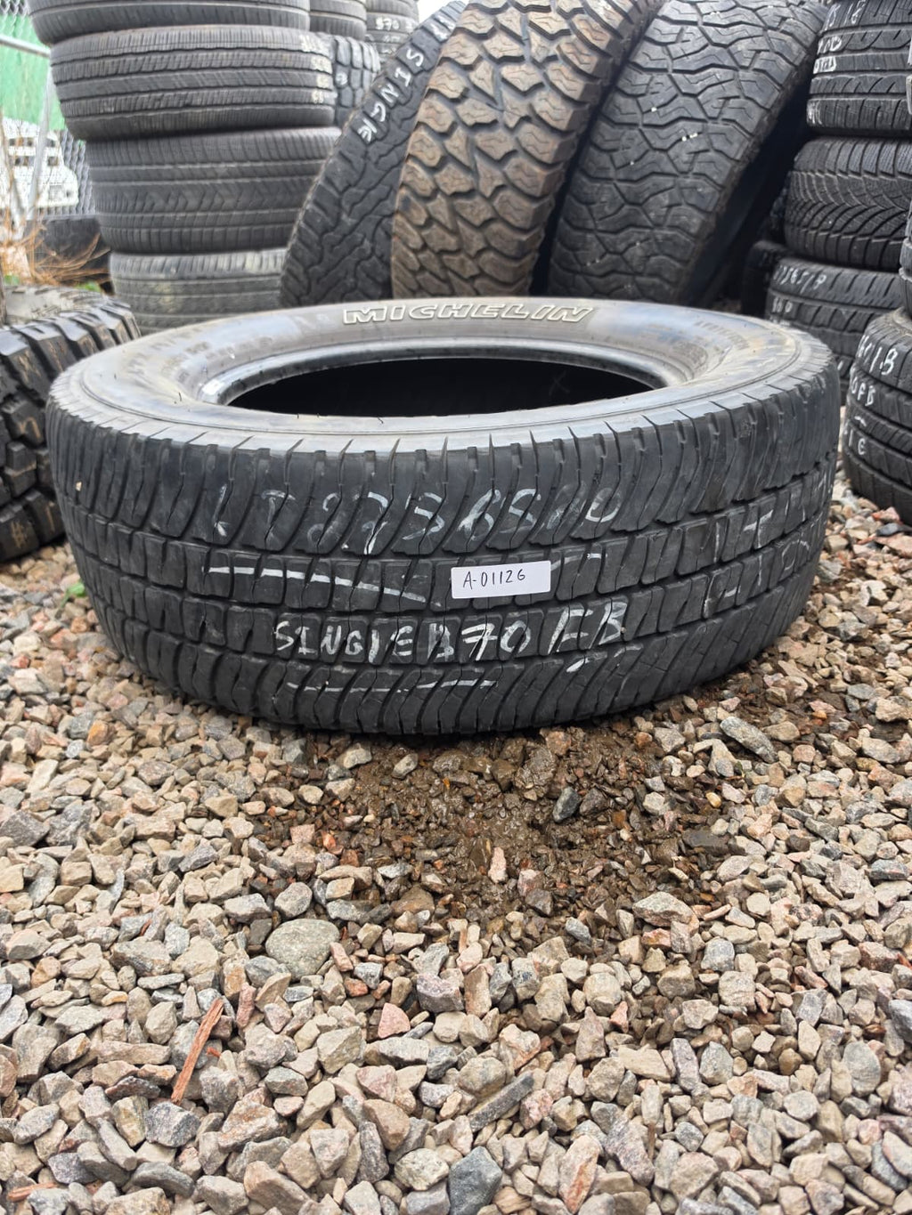 LT275/65R20 Single (1 Used Tire)  Michelin LTX 2