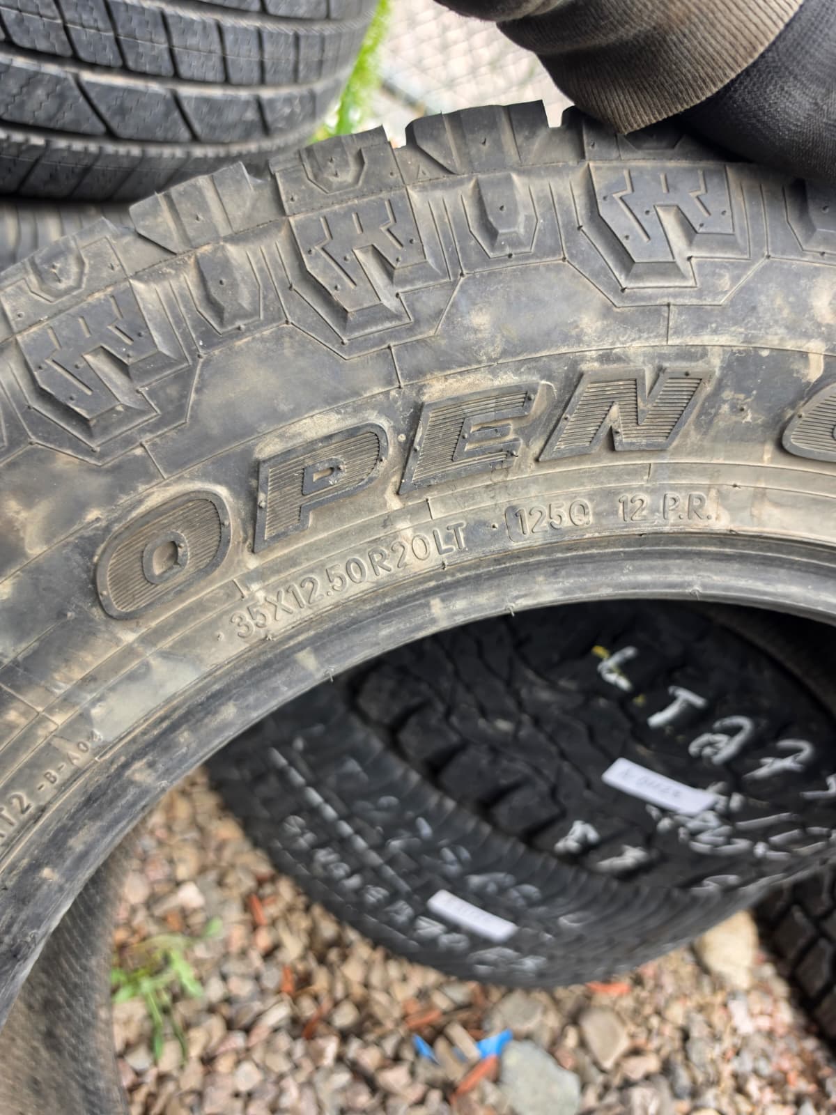 LT35X12.50R20 Single (1 Used Tire)  Toyo Open Country