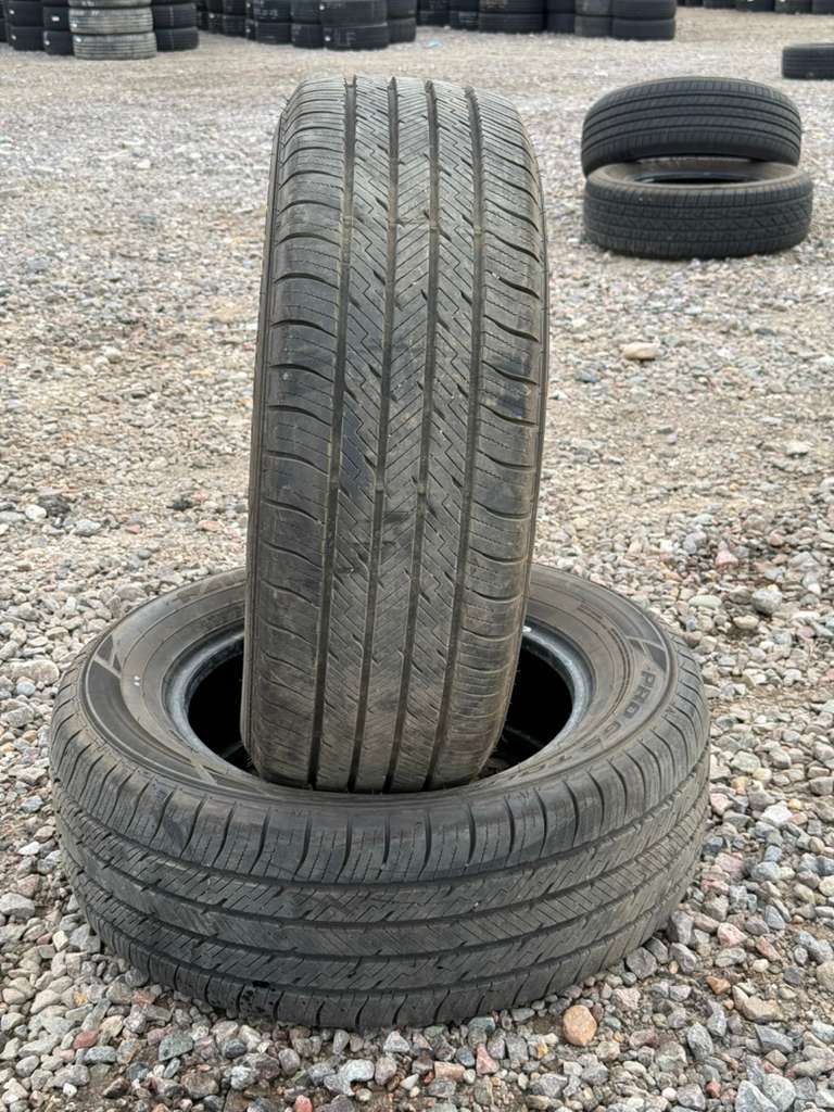 205/65R15 Pair (2 Used Tires) Falken Pro G5