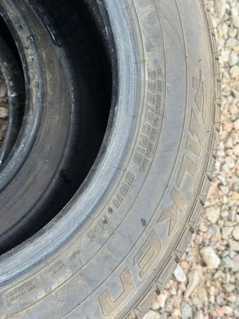 205/65R15 Pair (2 Used Tires) Falken Pro G5