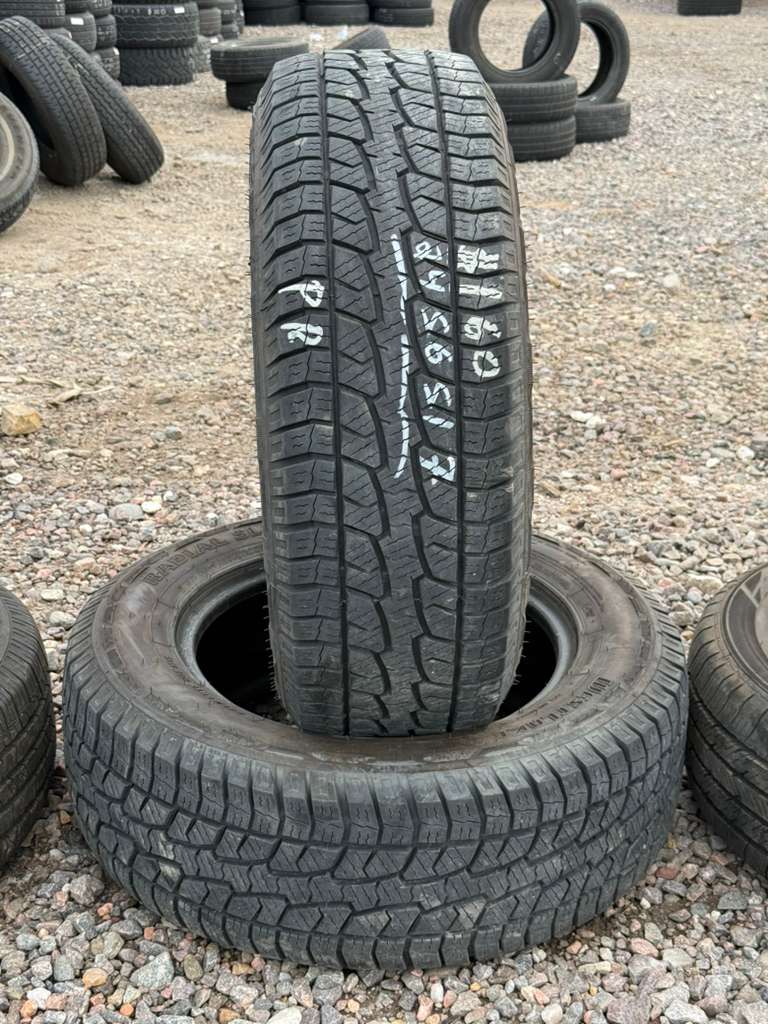 245/65R17 Pair (2 Used Tires) Westlake Radial SL869 AT