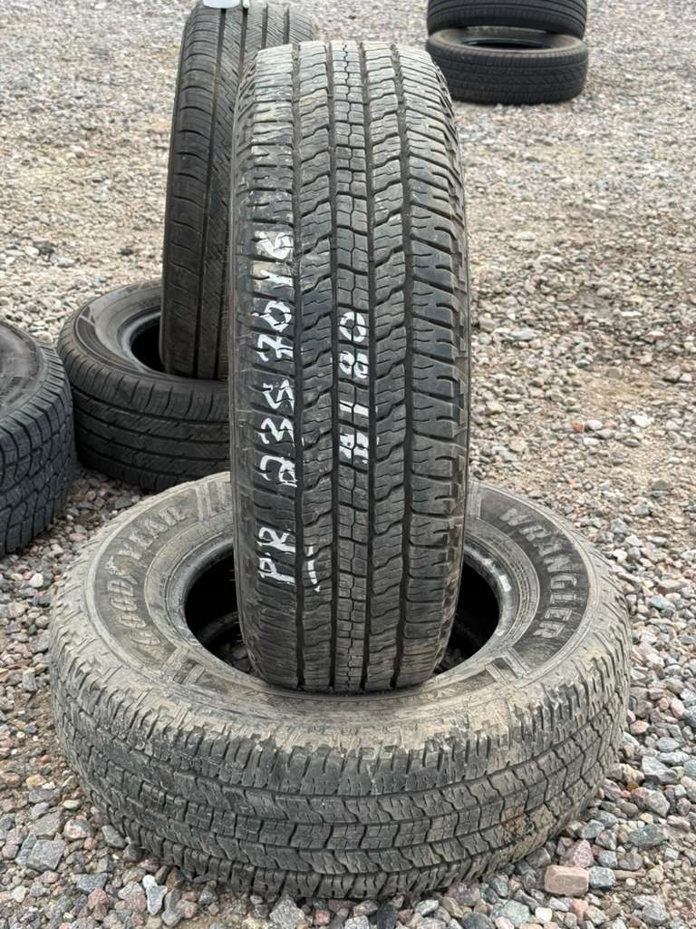 235/70R16 Pair (2 Used Tires) Goodyear Wrangler Workhorse HT