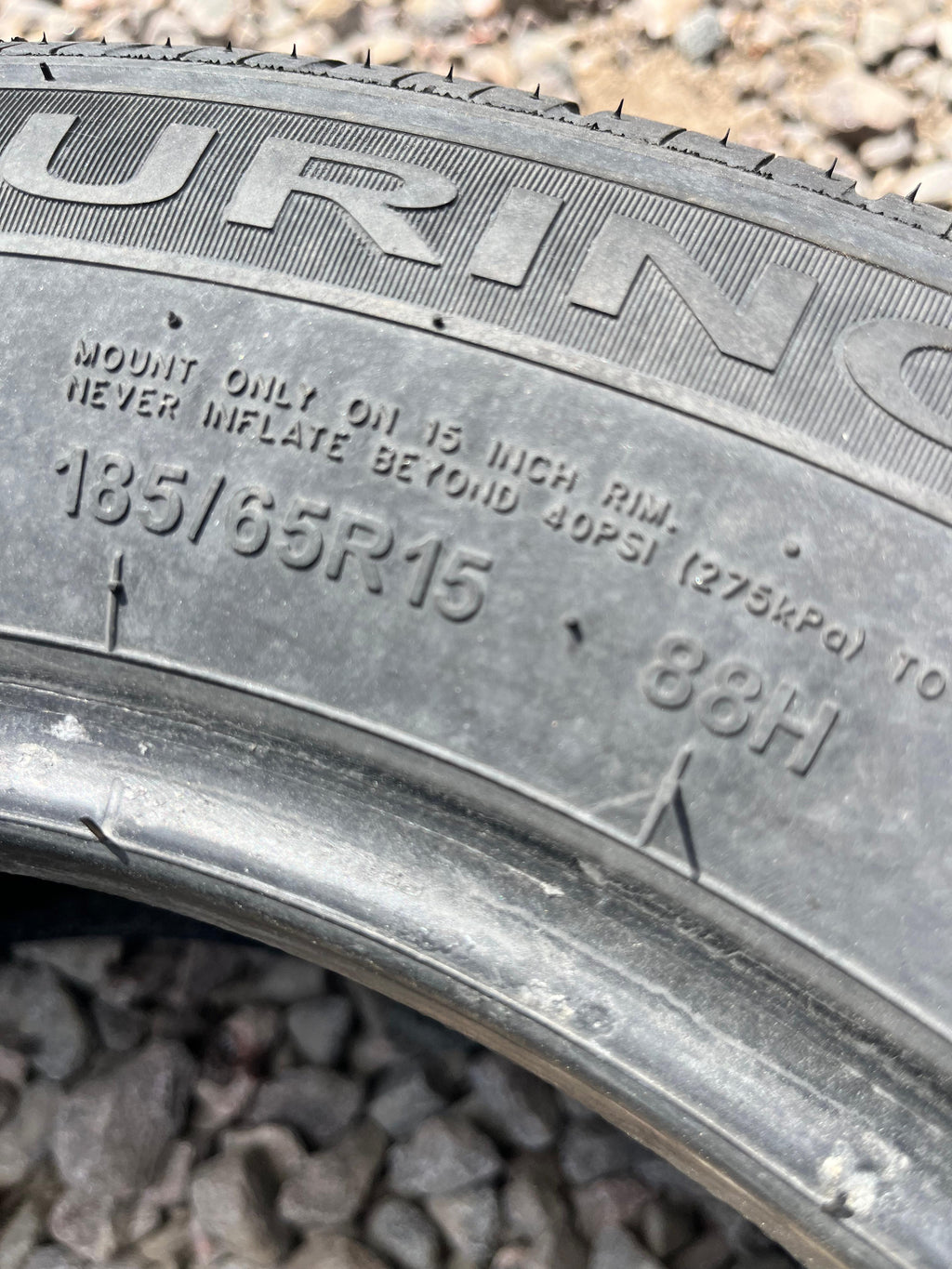185/65R15 Single (1 Used Tire)  GT Radial Touring VP Plus