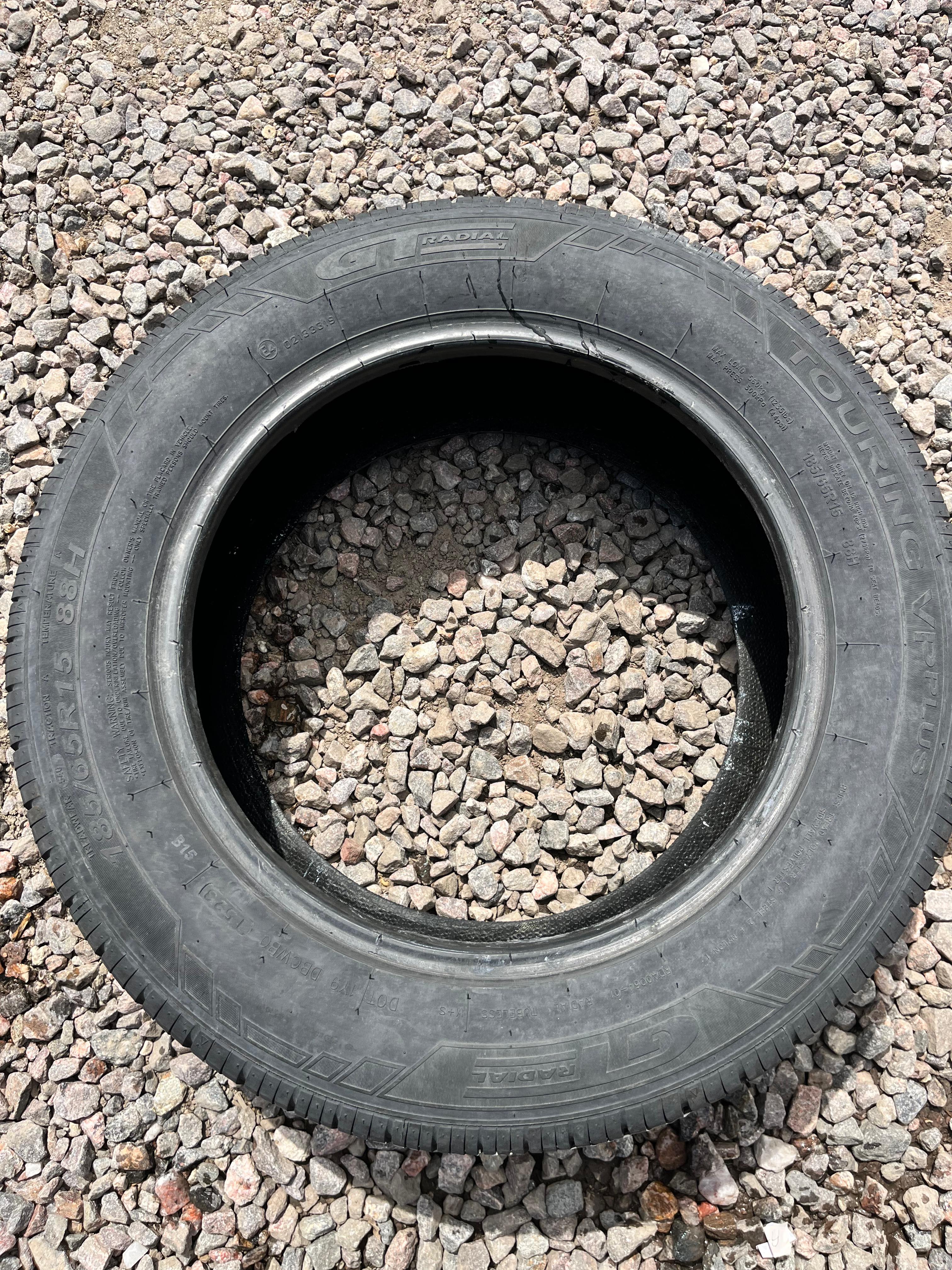 185/65R15 Single (1 Used Tire)  GT Radial Touring VP Plus