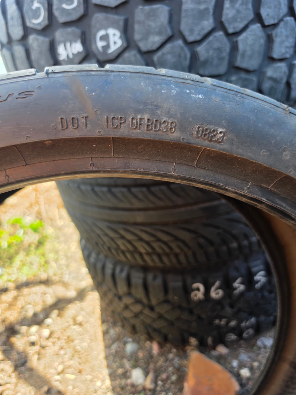 285/30ZR20 Single (1 Used Tire) Continental ExtremContact