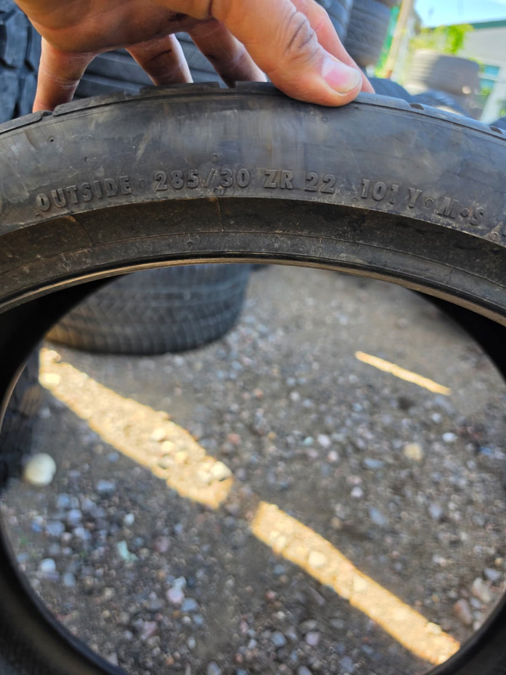 285/30ZR20 Single (1 Used Tire) Continental ExtremContact