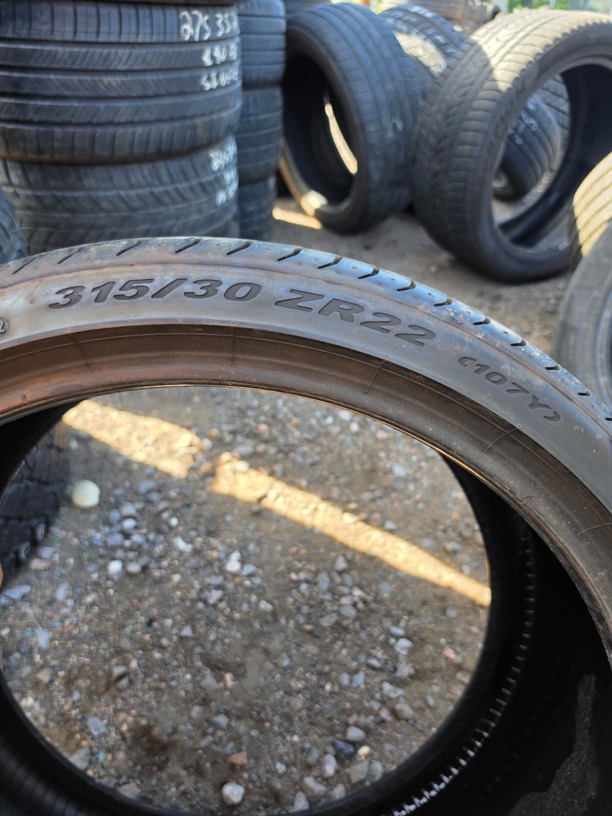 315/30ZR20 Single (1 Used Tire) Pirelli ExtremContact