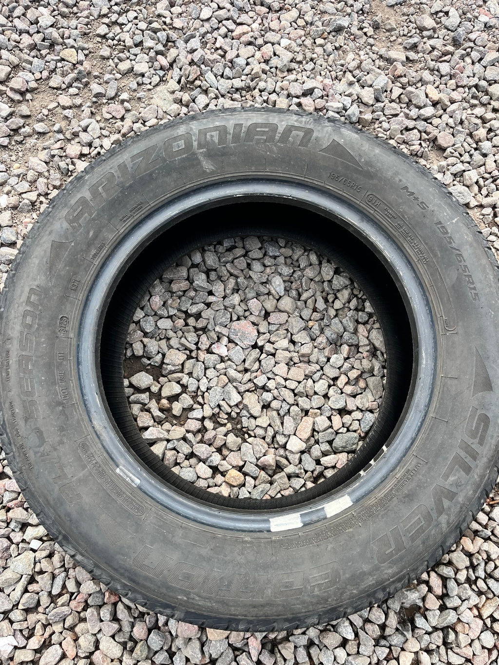195/65R15 Single (1 Used Tire) Arizonian Silver Edition