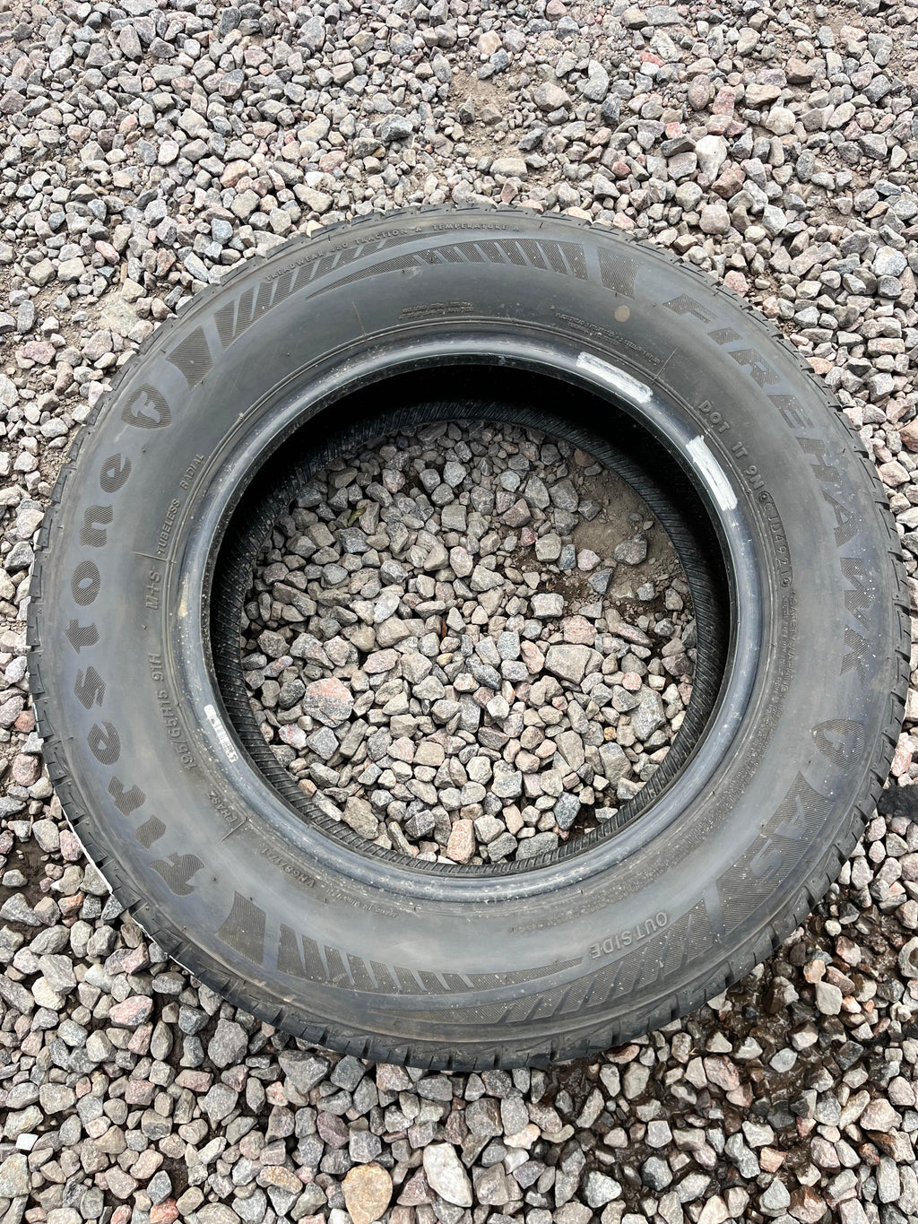 195/65R15 Single (1 Used Tire) Firestone FireHawk