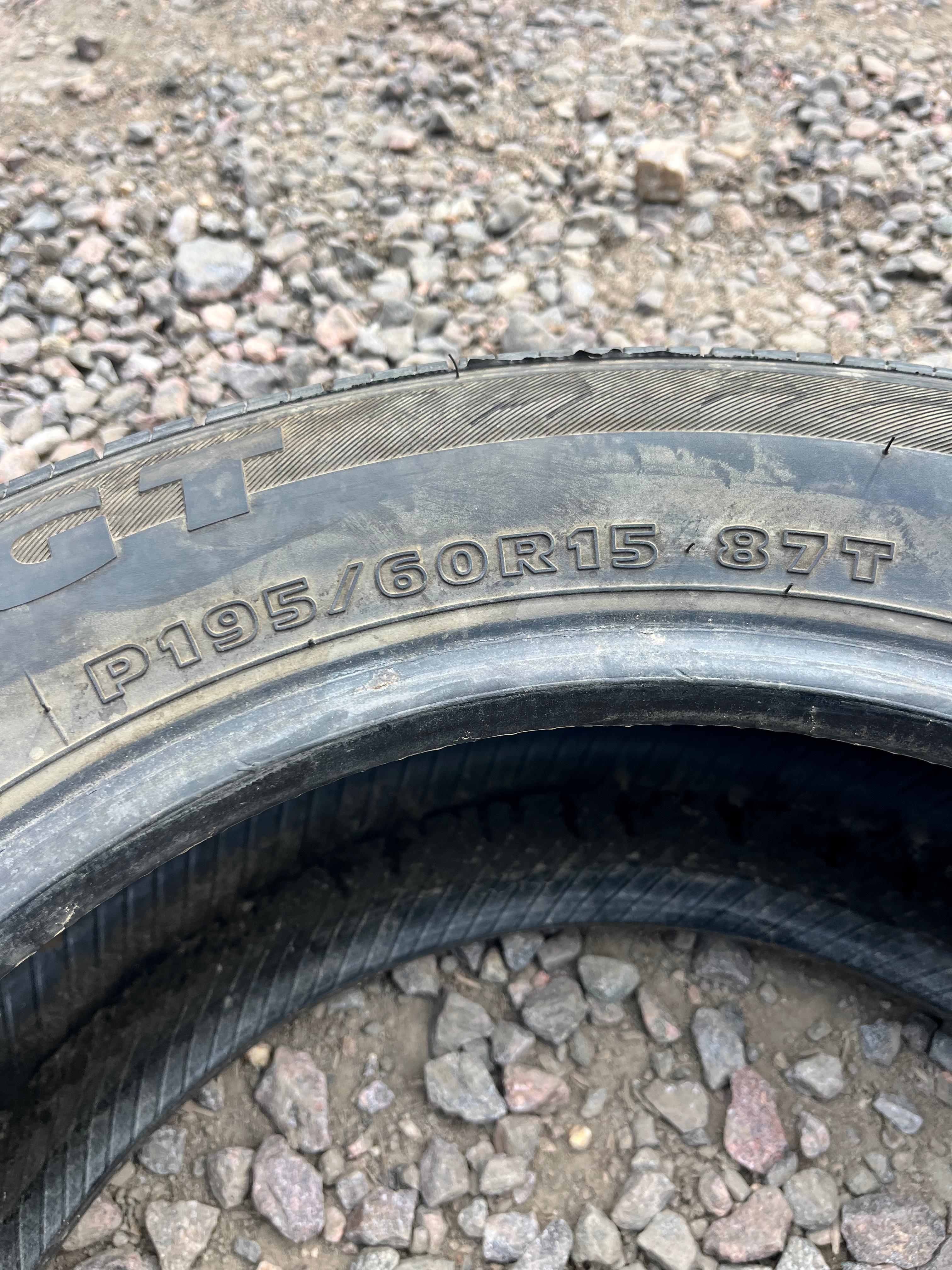 195/60R15 Single (1 Used Tire) Hankook Mileage Plus GT