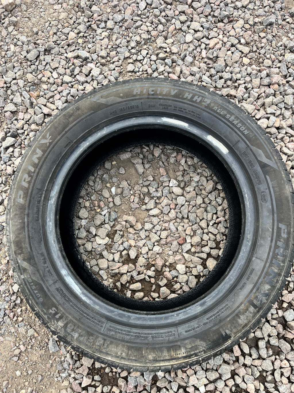 185/60R15 Single (1 Used Tire) Prinx Hi City HH2