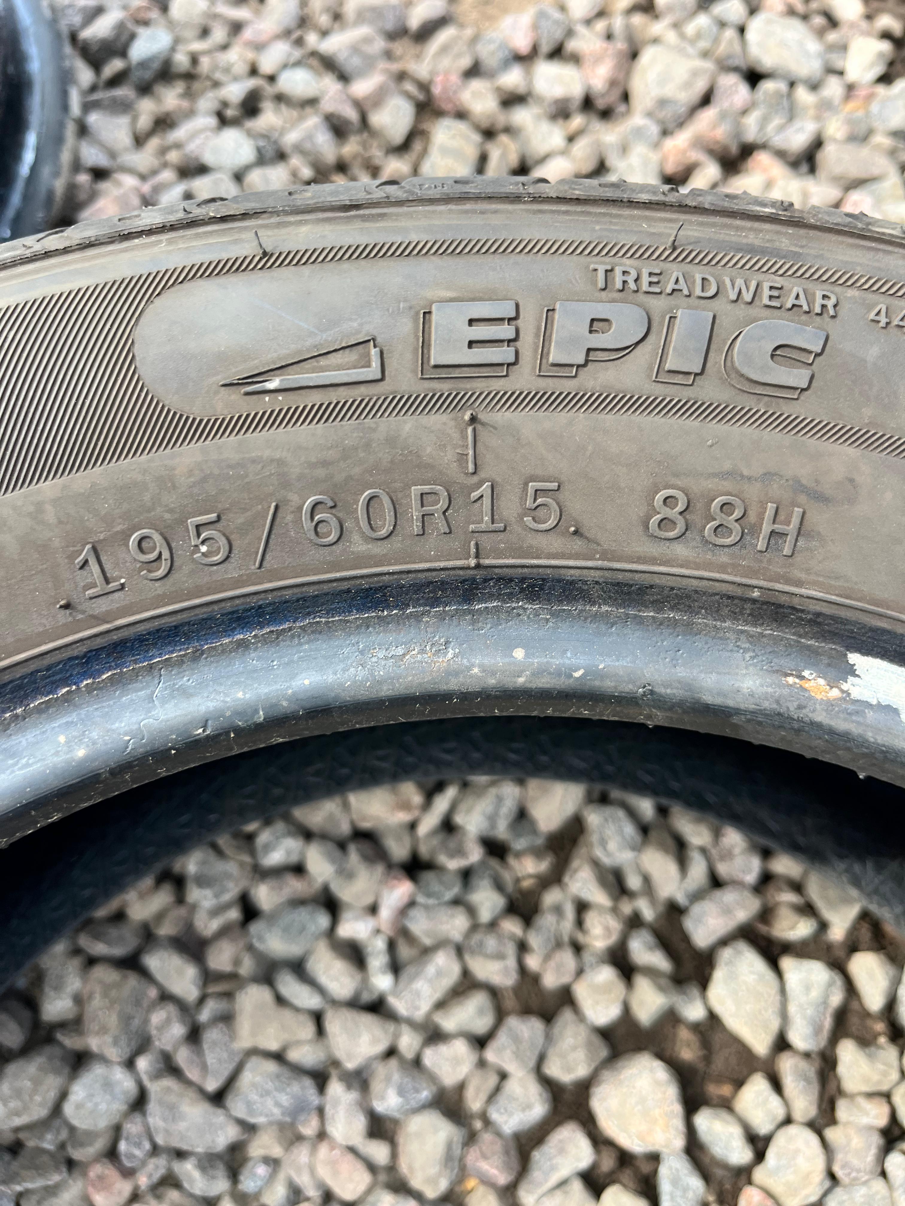 195/60R15 Single (1 used Tire) Radial Epic Tour