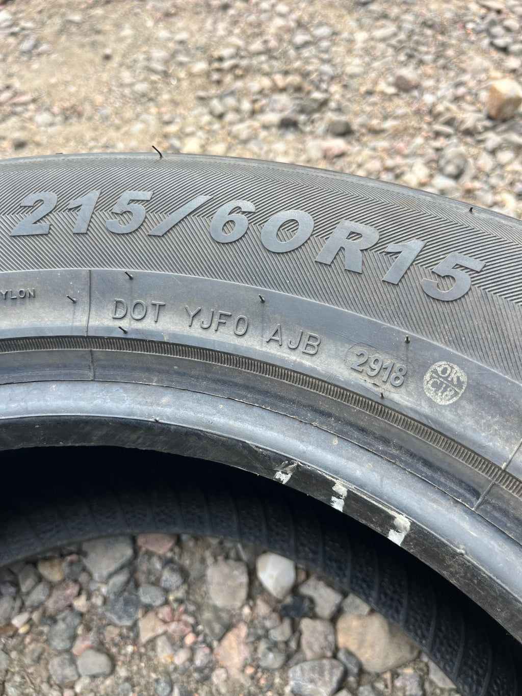 215/60R15 Single (1 Used Tire) BlackLion Cilerro BH15