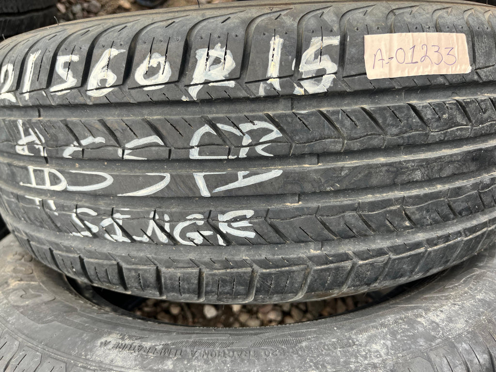 215/60R15 Single (1 Used Tire) BlackLion Cilerro BH15