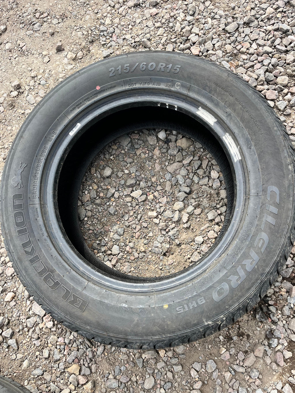 215/60R15 Single (1 Used Tire) BlackLion Cilerro BH15
