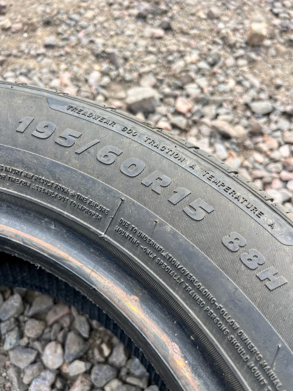 195/60R15 Single (1 Used Tire) Crossmax All Season CT-1