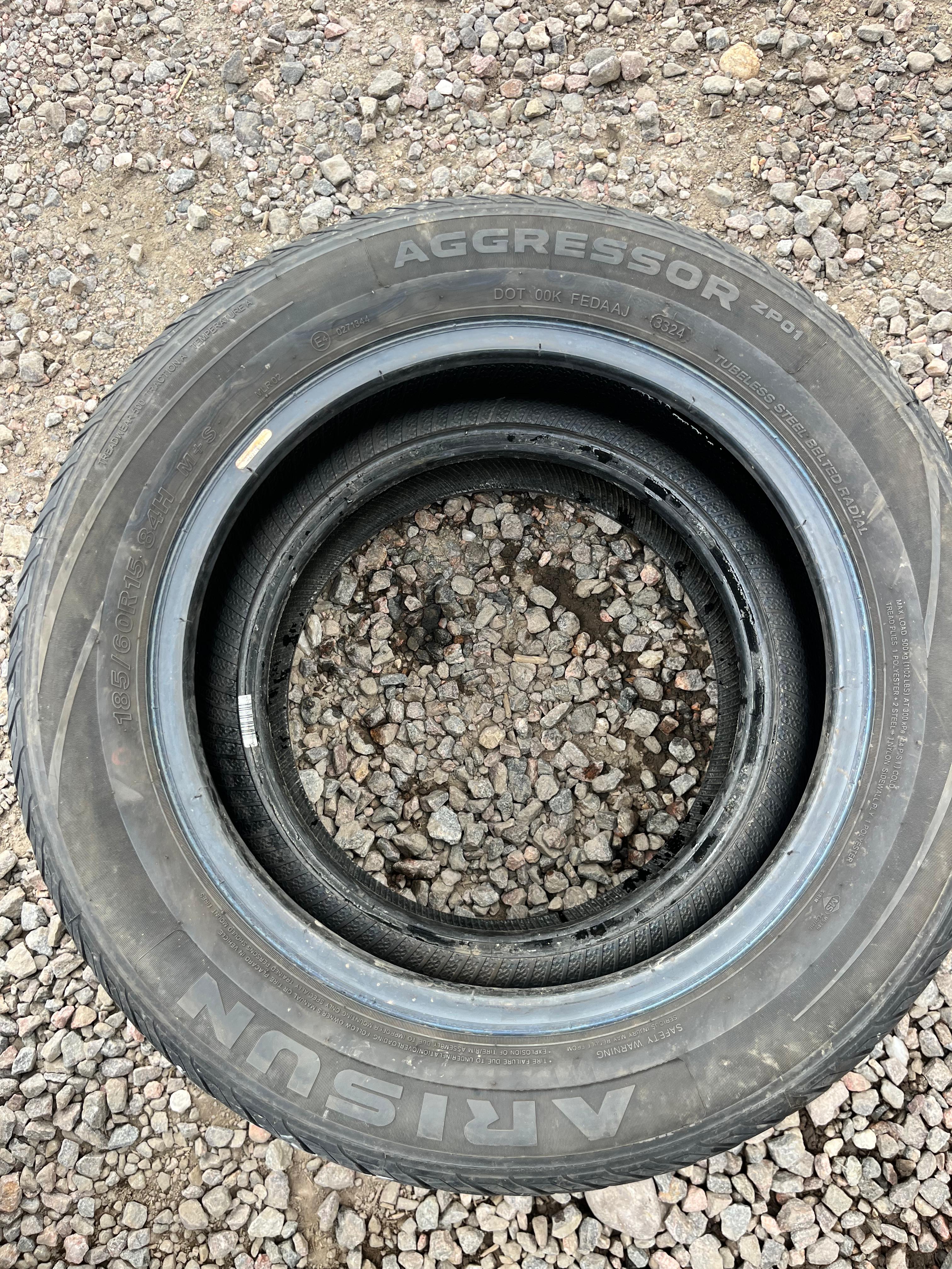 185/60R15 Single (1 Used Tire) Arizun Agressor