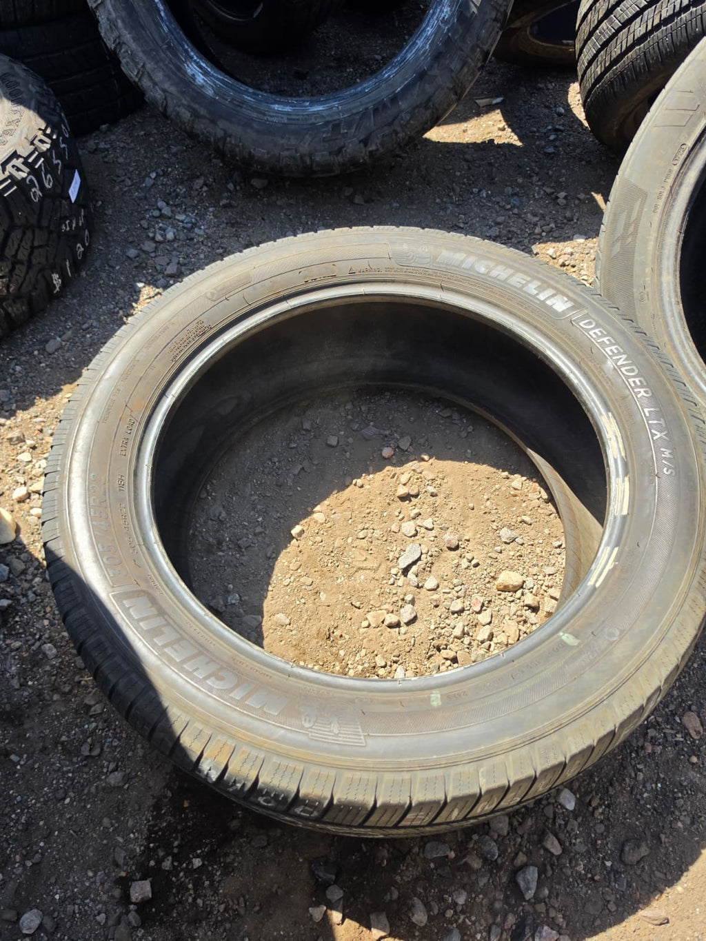 305/45R22 Single (1 Used Tire) Michelin Defender LTX