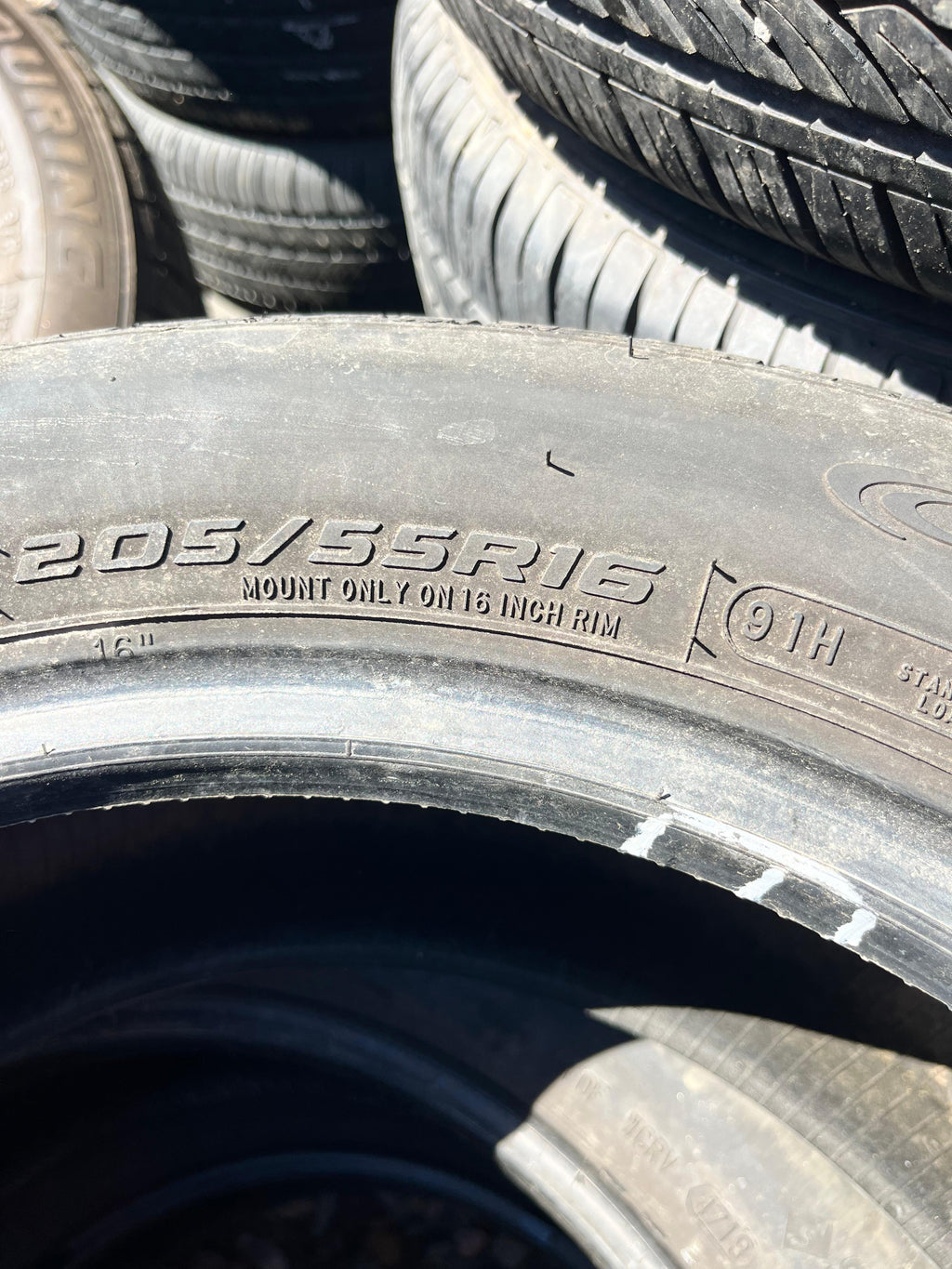 205/55R16 Single (1 Used Tire) Cooper CS5 Ultra Touring