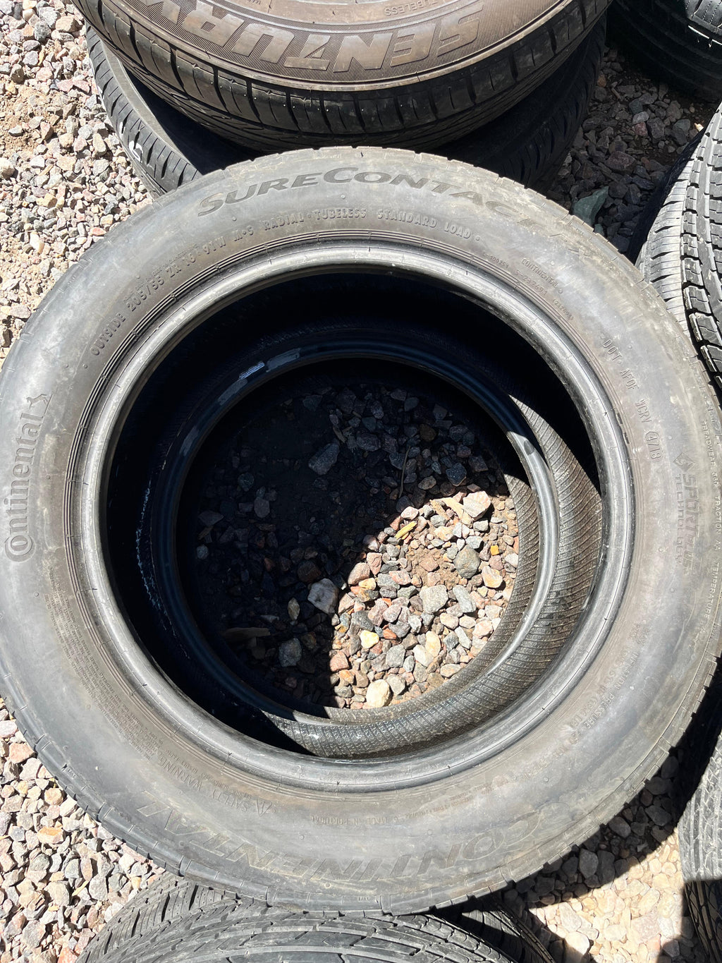 205/55ZR16 Single (1 Used Tire) Continental SureContact RX