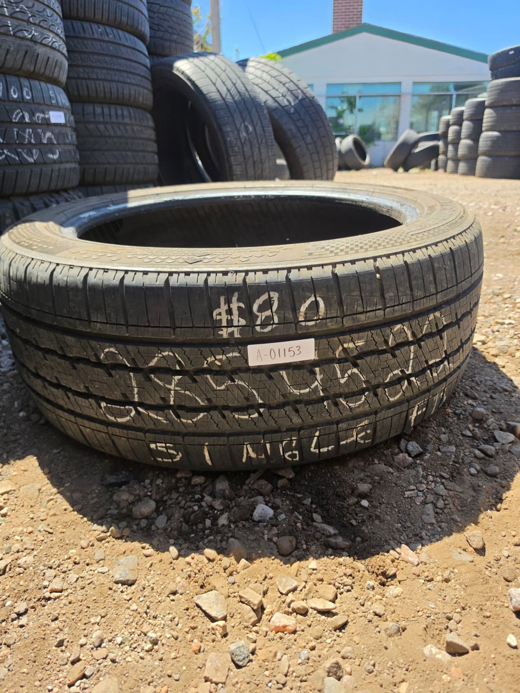 285/45R22 Single (1 Used Tire) Vercelli Starda 4