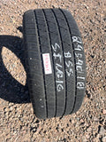 245/40R18 Single (1 Used Tire) Bridgestone Potenza RE980